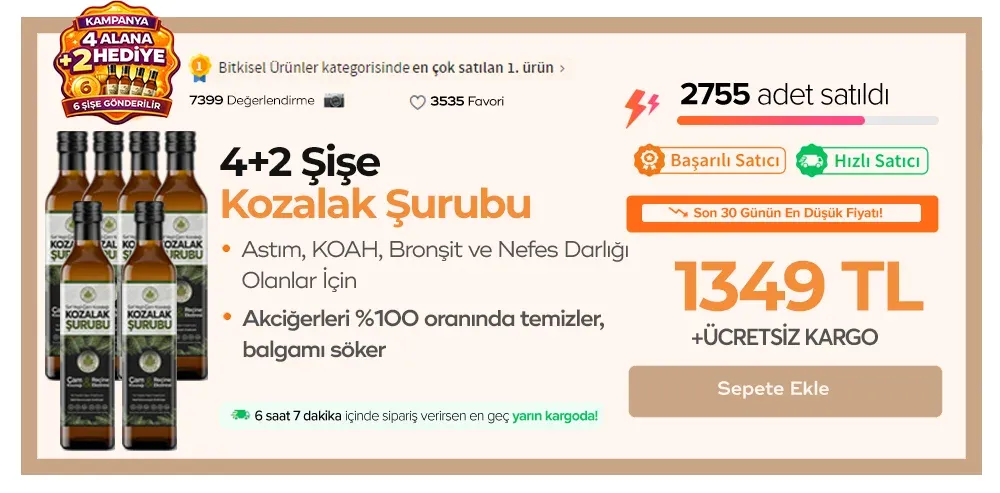 4+2 Şişe Kozalak Şurubu (6 şişe)
